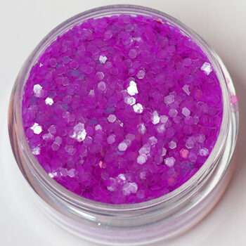 Nagelglitter - Hexagon - Jelly purple - 8ml - Glitter