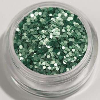 Nagelglitter - Hexagon - Mintgrön (matt) - 8ml - Glitter