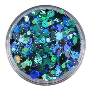 Nagelglitter - Mix - Blue ocean - 8ml - Glitter