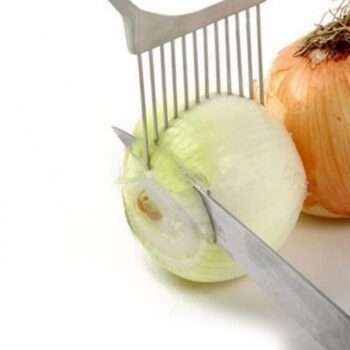 Vitlökskärare i stål - Garlic press -