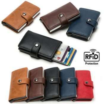 Plånbok Korthållare - RFID & NFC Skydd - 5 kort