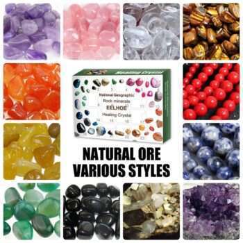24st Helande kristaller - Crystal bullets - Natur sten glas