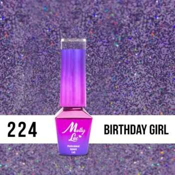 Mollylac - Gellack - Winter Crystalize - Nr224 - 5g UV-gel/LED