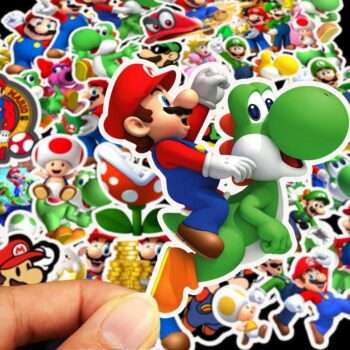50st stickers klistermärken - Super Mario - Cartoon - Nintendo