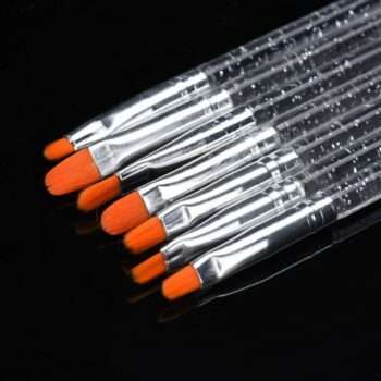 7st Akryl/UV Penslar naglar - Clear