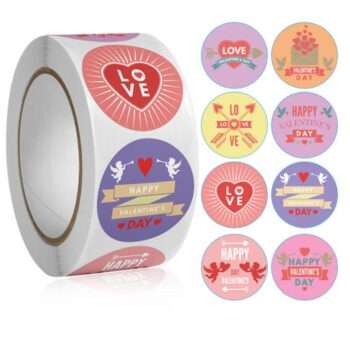 500st stickers klistermärken - Heart / love motiv - Cartoon