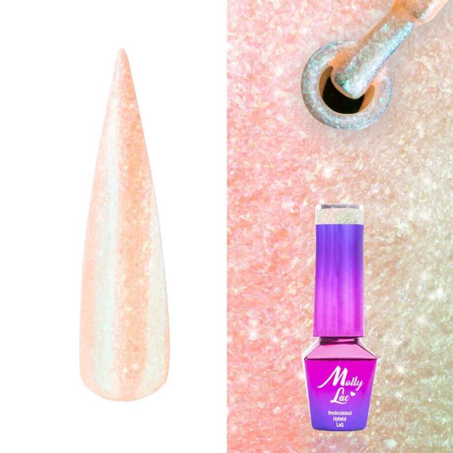 Mollylac - Gellack - Mermaid Whispers - Nr596 - 5g UV-gel/LED