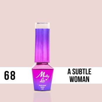 Mollylac - Gellack - Delicate woman - Nr68 - 5g UV-gel/LED