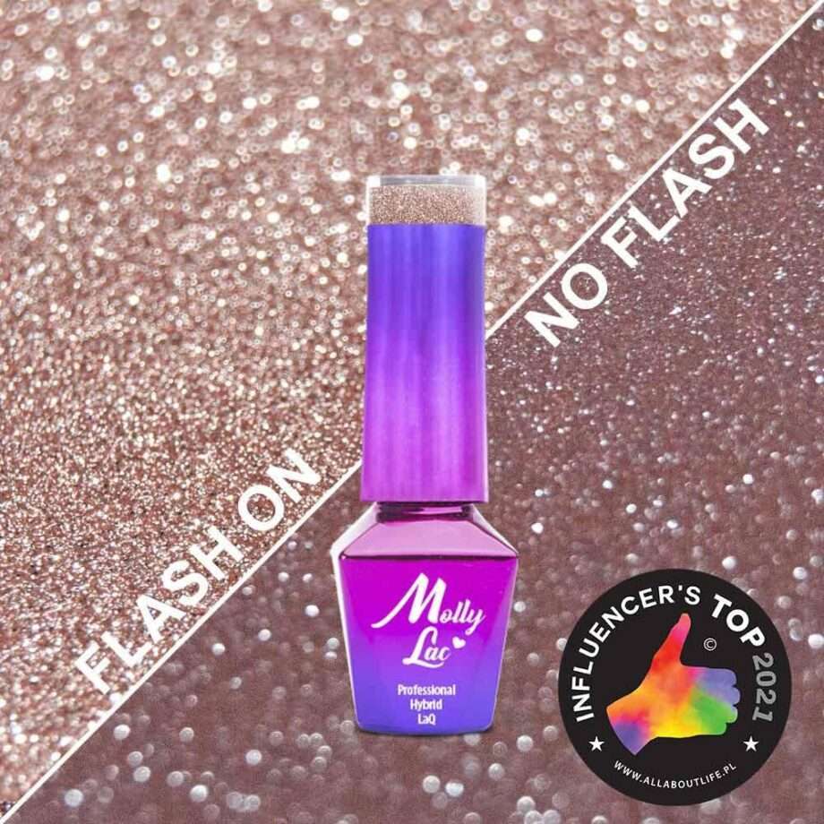 Mollylac - Gellack - Flashing Lights - Nr607 5g UV-gel/LED