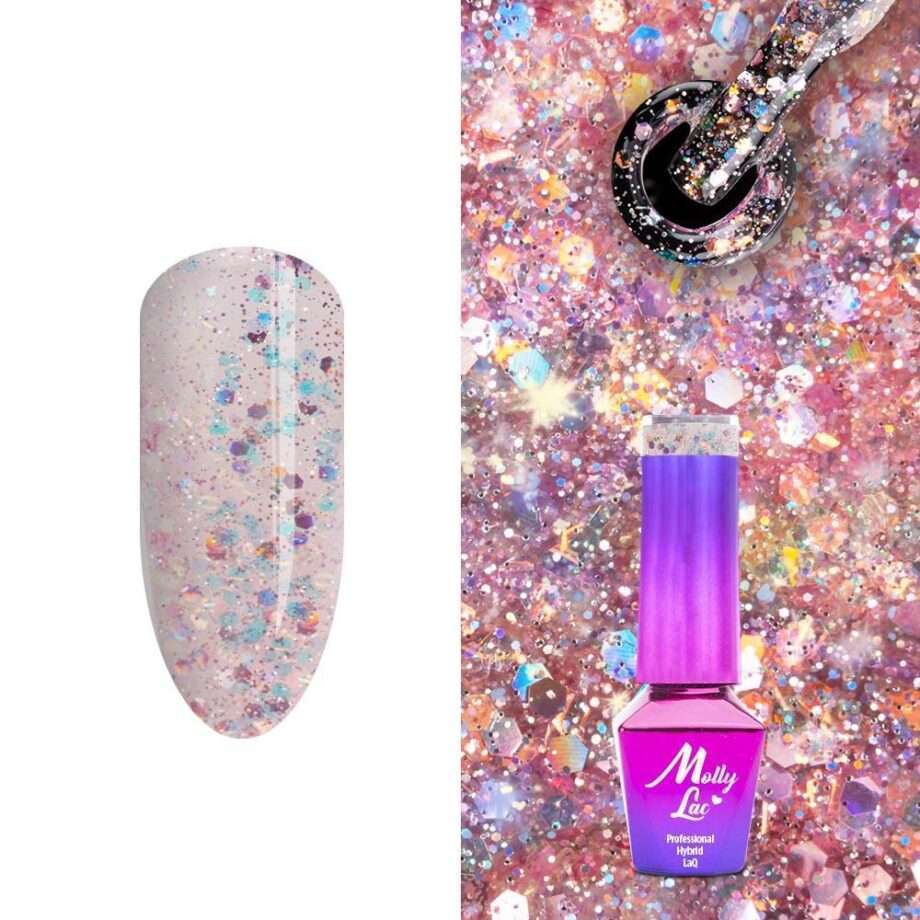 Mollylac - Gellack - Crushed Diamonds - Nr530 - 5g UV-gel/LED