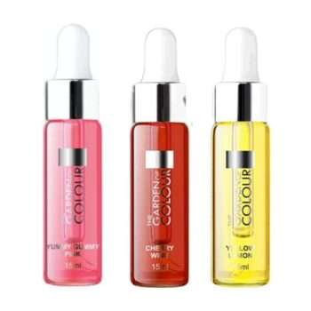 3-pack - Nagelbandsolja - Tuggummi, Körsbär, Citron - 15ml