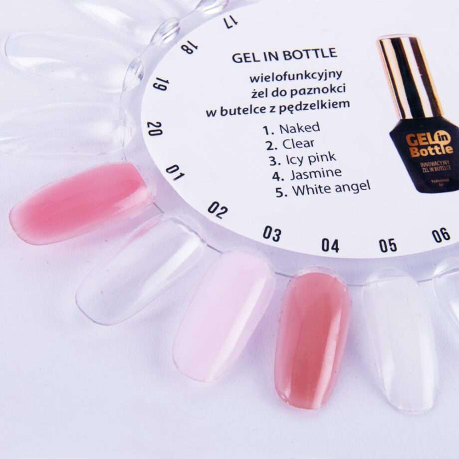 Mollylac - Gel in Bottle - White Angel - 10g - UV-gel/LED - Baslack