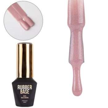 Mollylac - Rubber base - Pixy Pink - 10g - UV-gel/LED - Baslack