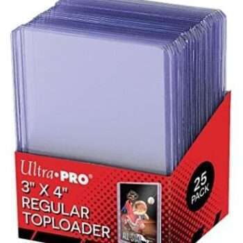Toploader Korthållare - Topload Card Sleeves - 25-pack