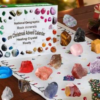 24st Helande kristaller - Crystal bullets - Natur sten glas