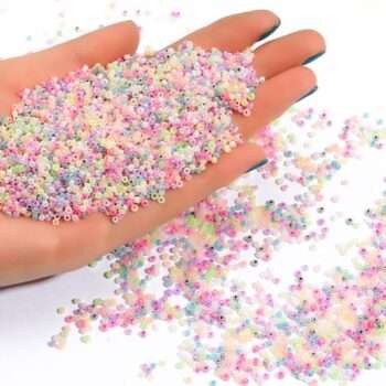 Seed beads - 2mm - 1000st - Pastell