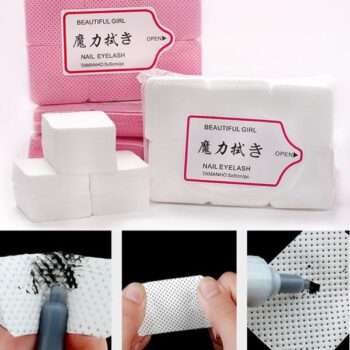 500st luddfria pads, nail wipes, nagelpads , Eyelash glue pads