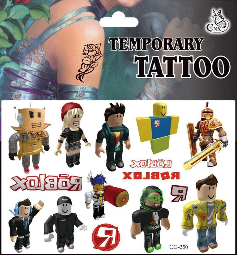 Roblox tatueringar - 4 ark - Barn tatueringar