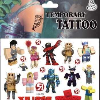 Roblox tatueringar - 4 ark - Barn tatueringar