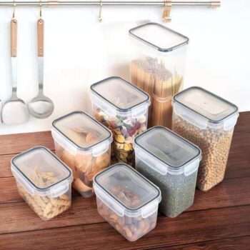 14-pack Mat Förvaring - Lufttäta Burkar med Lock - Kit