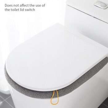 Överdrag för toalettsits - Plysch