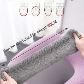 Överdrag för toalettsits - Plysch