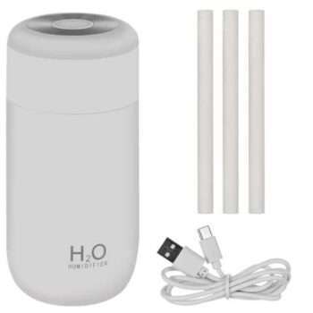 Väldoftande Luftfuktare och Aromaterapi 300 ml via USB