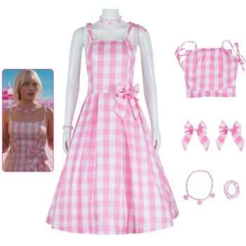 Barbie - Kostym - Dress - Cosplay Halloween -