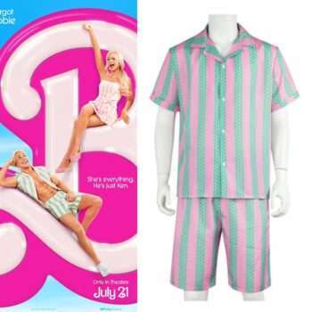 Ken - Barbie - Kostym - Striped suit - Cosplay Halloween -