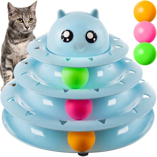 Kattleksak - Aktiveringsboll / Bolltorn för katter