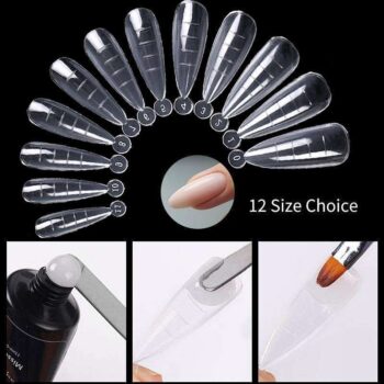 24st nagelform för polygel - Akrylnaglar - Nageltippar