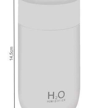 Väldoftande Luftfuktare och Aromaterapi 300 ml via USB