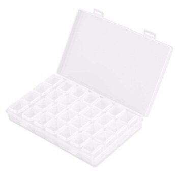 28-Slots diamond painting clear storage box - Förvaringsbox