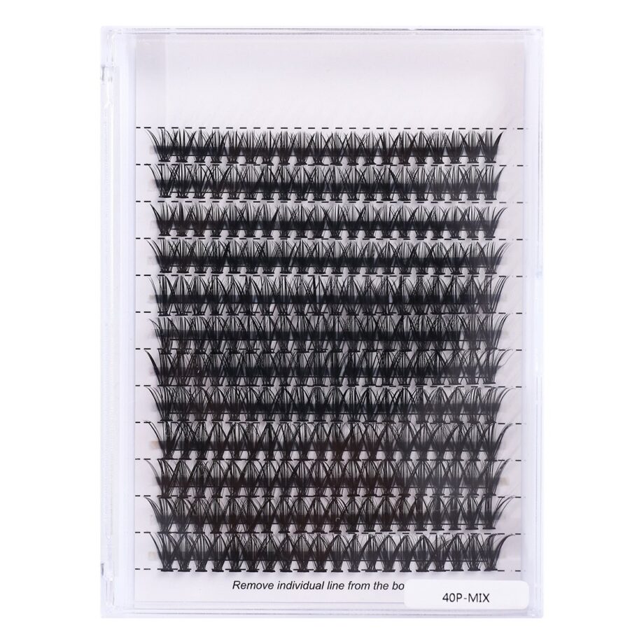 Individuella lösögonfransar - Set natural look volume lash - 40p