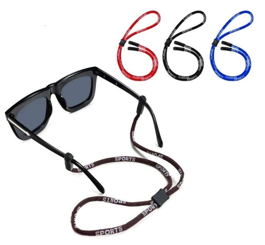 Justerbara glasögonsnoddar sportband