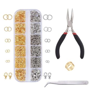 Kit för Smyckestillverkning - Tänger, Tråd, Ringar - DIY Silver