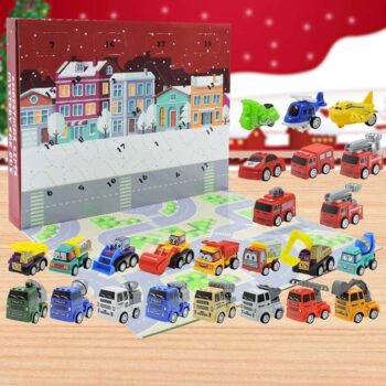 Adventskalender Bilar, traktor, lastbil - Julkalender 2023