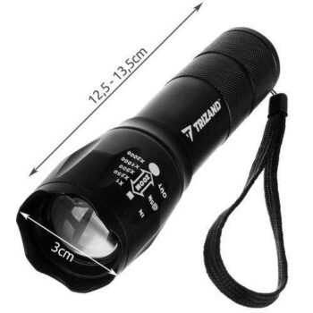 CREE LED T6 Ficklampa – Kraftfull med Inbyggt Batteri