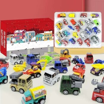 Adventskalender Bilar, traktor, lastbil - Julkalender 2023