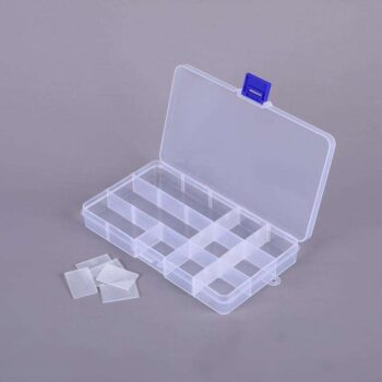 Förvaringsbox med 15-fack - 17,4 x 9,8 cm - Organizer