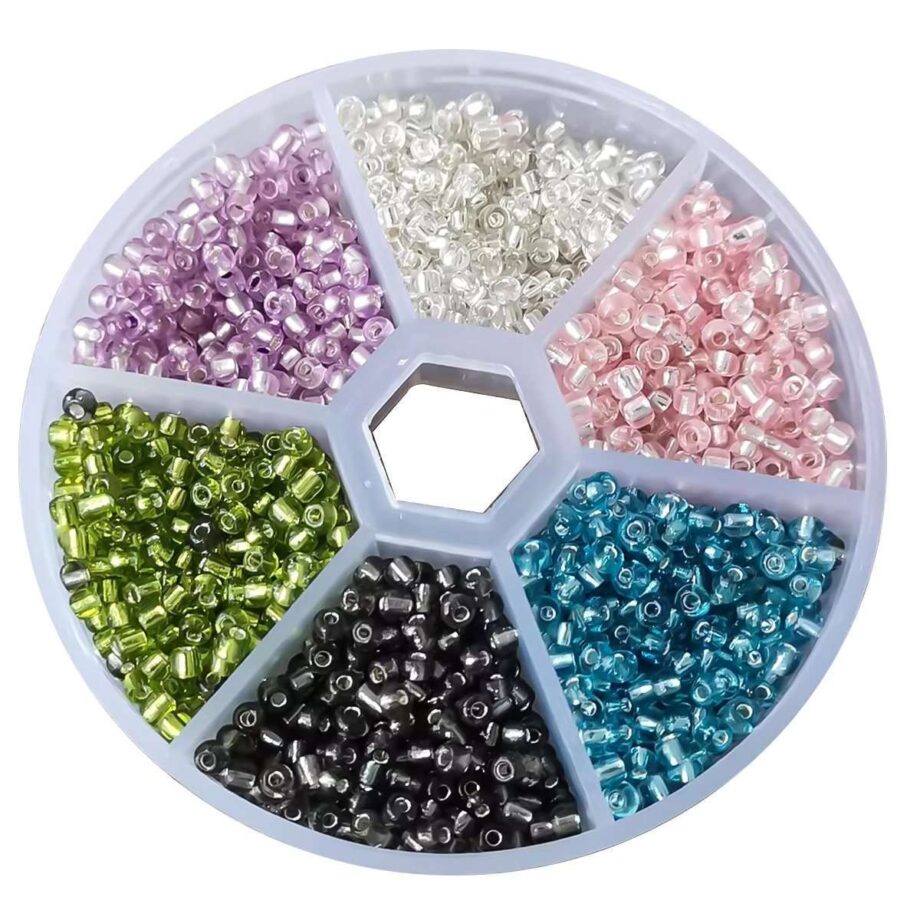 Glaspärlor - Seed beads 2mm - Smyckestillverkning - DIY