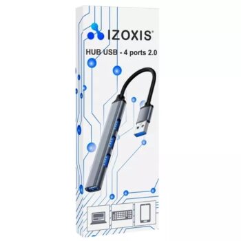 Kompakt och mångsidig 4-ports USB-hubb