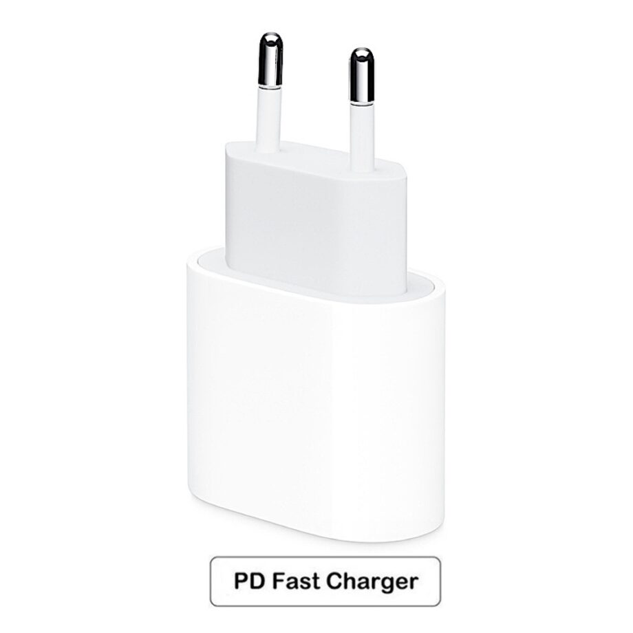 20W iPhone Snabbladdare för Apple 11/12/13/14/15 med USB-C Strömadapter