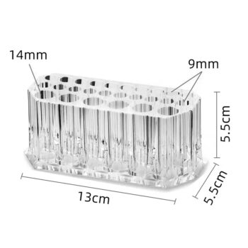 Sminkpenselhållare och Lip Liner Organizer