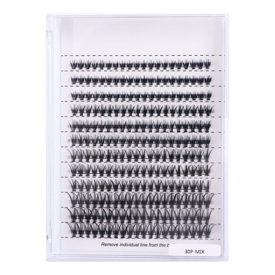 Individuella lösögonfransar - Set natural look volume lash - 30p