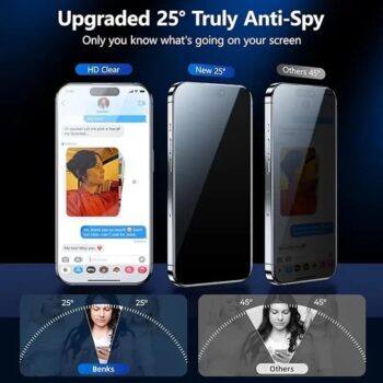 2st iPhone 12 Pro Max Privacy Skärmskydd Sekretess skärmskydd