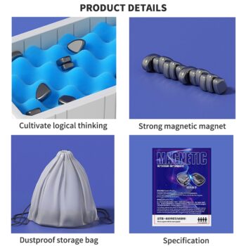Magnetiskt Strategispel – Utmanande Sällskapsspel för Alla Åldrar