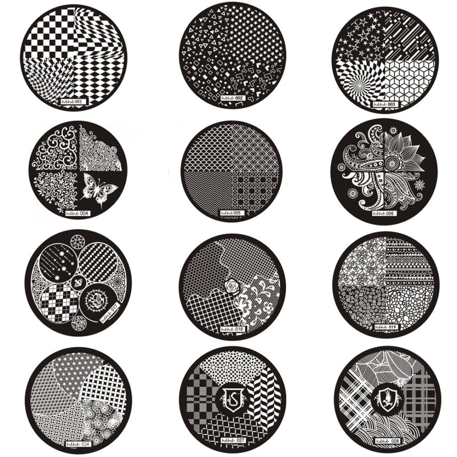 Nail Art Stämpling, Stämpelplatta - Välj design själv!