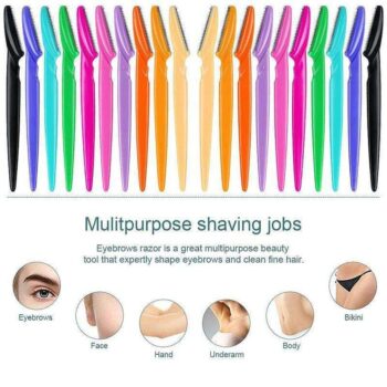 3-pack Ögonbrynskniv - Skäggkniv - Eyebrow knife - Trimmer