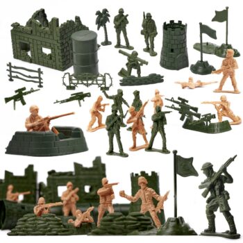 Militärbas med Soldater 114-delar – Leksaksset för Rollekslek & Strategi